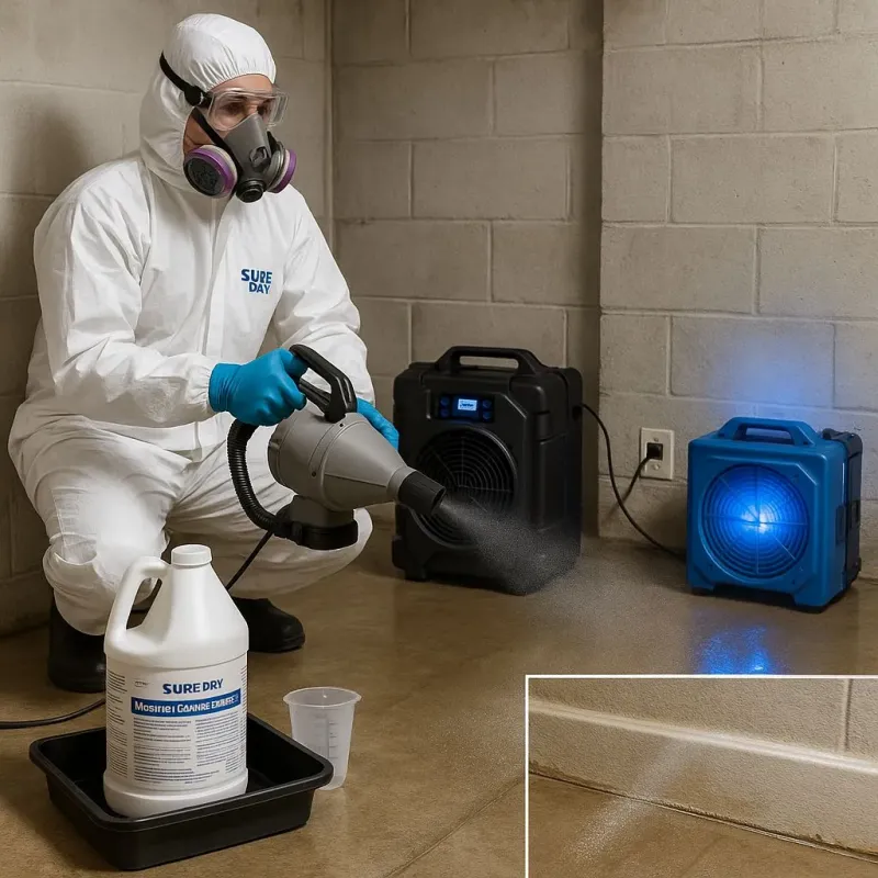 Sanitization and Odor Removal process in Island Park, NY